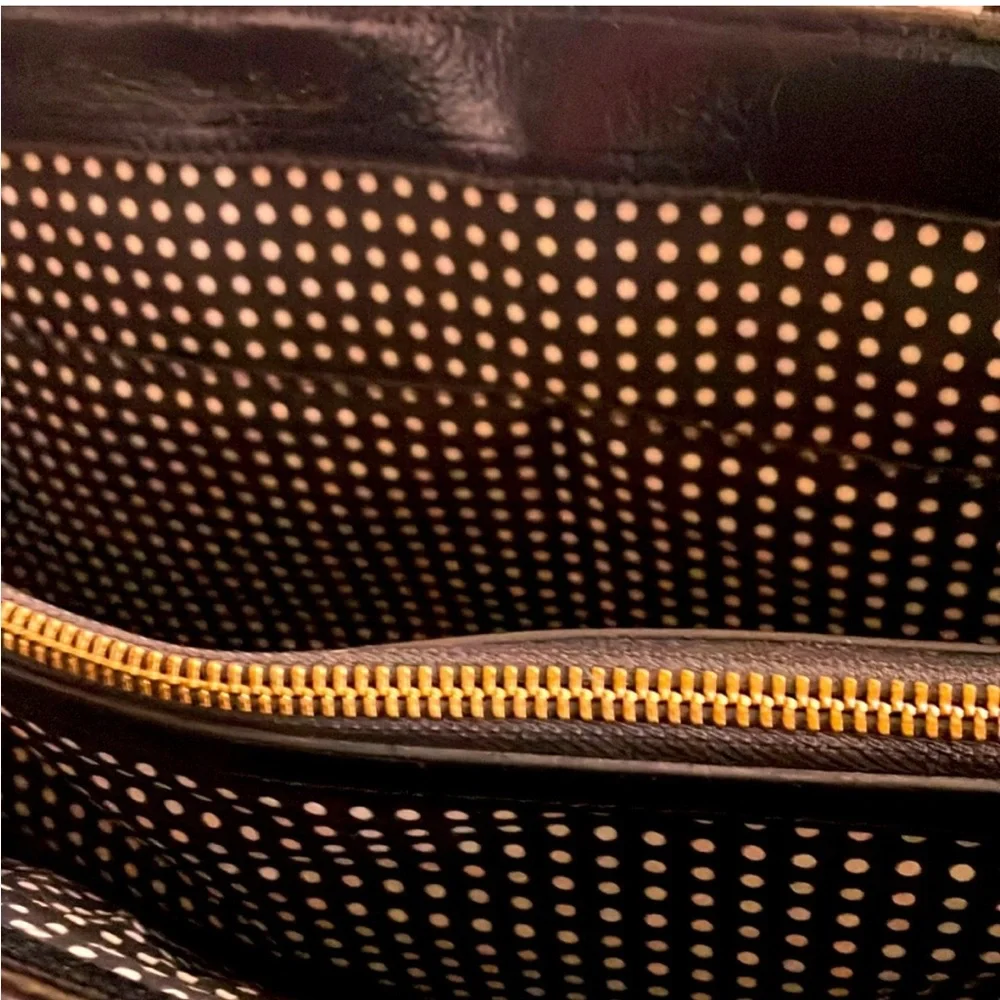 Kate Spade New York Villabella Fabric Quinn Bag Creme and black striped CUTIE!